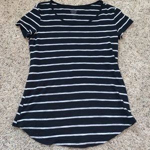 Black and white striped shirt